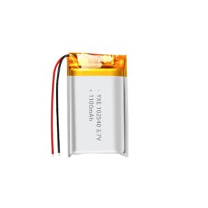 3.7 V Li-ion Battery 102540-1100mah