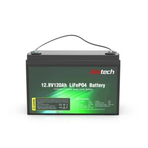 12.8V 120Ah LiFePO4 Battery 1.5kwh AT01-2