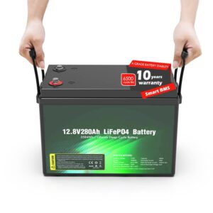 12.8V 280Ah LiFePO4 Battery Bluetooth AT05