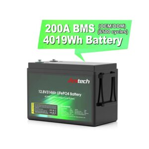 12v 314ah Lifepo4 Battery Pack 4019Wh AT10