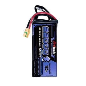 10C 22000mAh 6S 22.2V Semi Solid lipo battery 285wh/kg