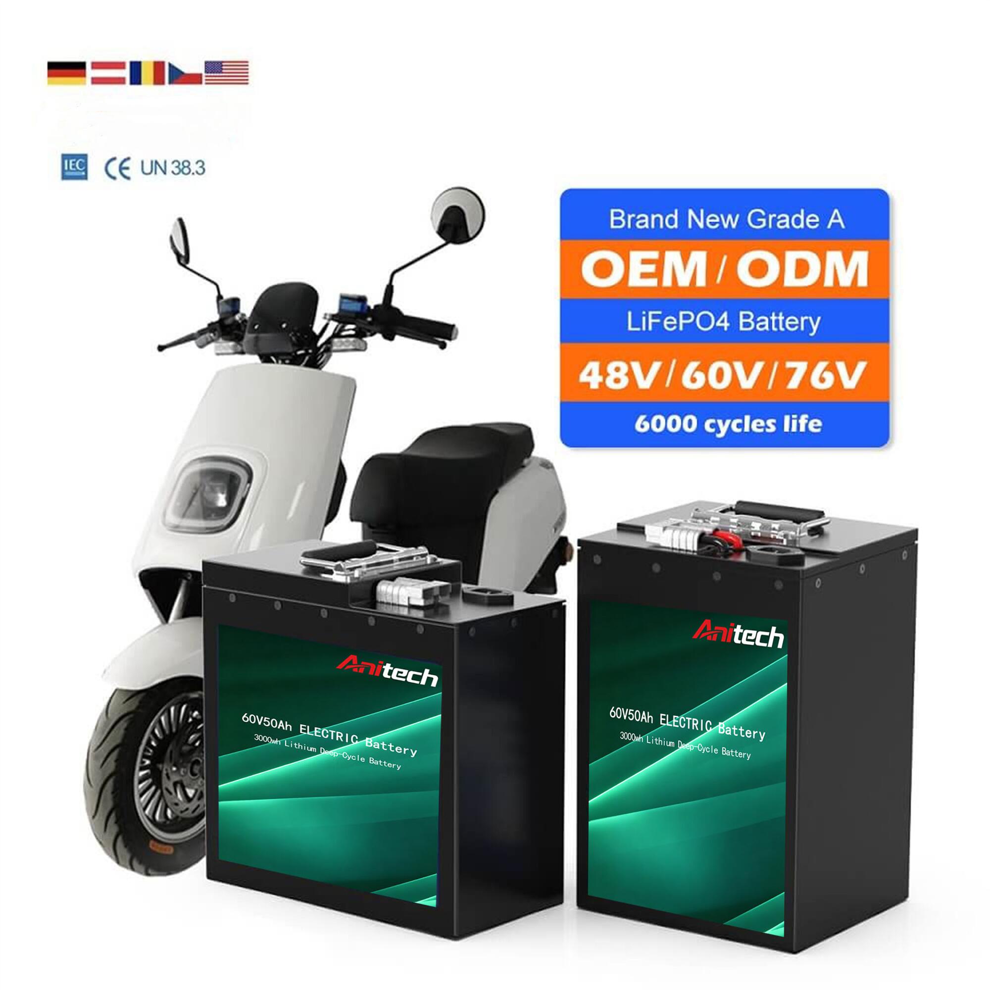 60V 50Ah Lithium Ion Battery For E Rickshaw 1080wh