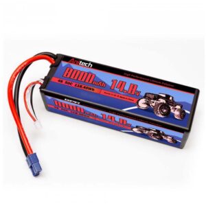 Hard Case Lipo Packs 50C 8000mah 4s 14.8v