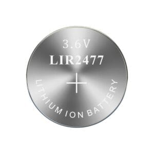 LIR2477 3.6V Rechargerable Battery