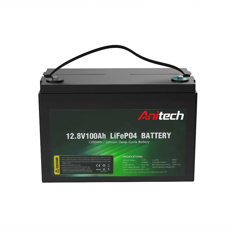 12.8V 100Ah LiFePO4 Battery AT01-1